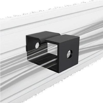B-Tech Cable Management Clips pack of 3, Black SYSTEM X, Silver