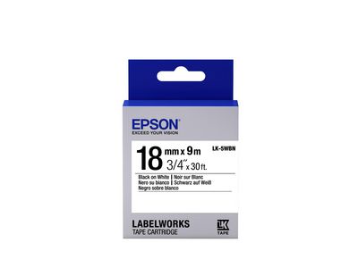 Epson LabelWorks LK-5WBN - mærkattape