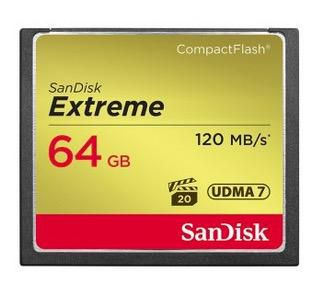 Card Sandisk 64GB Extreme CompactFlash Speicherkarte 120MB/s