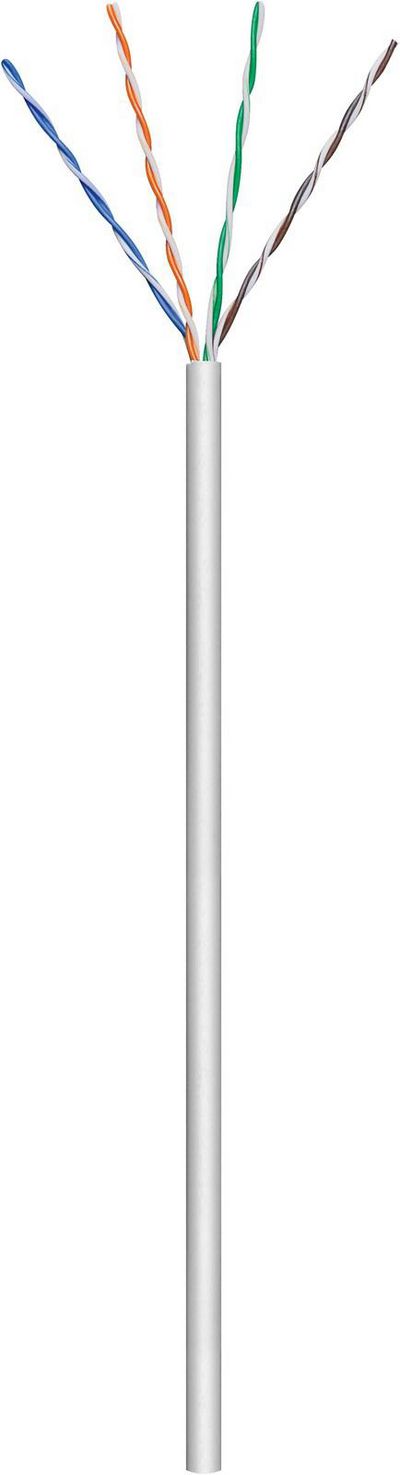 MicroConnect U/UTP CAT5e 305m Grey PVC,  Stranded Stranded, AWG 26/7,  CCA Non-terminated flexible data-/patchcable for Home/indoor using, packed in a