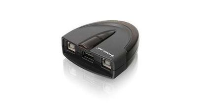 IOGEAR 2-Port PrinterShare USB GUB231, Wired, 1.82 m, 0 -  80%, 5 - 40 ?C, 63.5 x 25.4 x 69.85 mm, 45.36 g