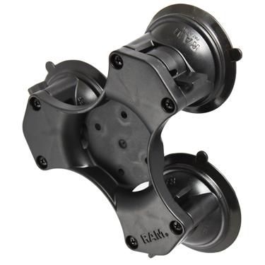 RAM Mounts RAM TRIPLE SUCTION CUP BASE W/O BALL