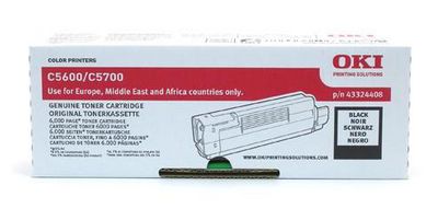 OKI Sort 6000 sider Toner 43324408