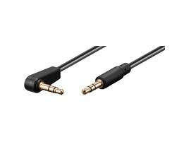 MicroConnect 3.5mm Minijack Cable 1,5m 90? 3.5mm Minijack Cable  Male-Male 90?