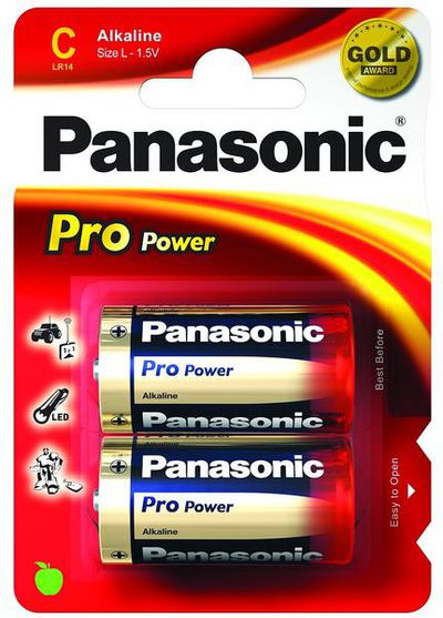 Panasonic LR14PPG, 1.5V, Alkaline 2pcs/pack
