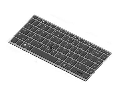 HP KYBD SR BL -EURO w. Backlight