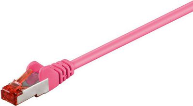 MicroConnect S/FTP CAT6 2m Pink LSZH PiMF (Pairs in metal foil) 4x2xAWG 28, CU