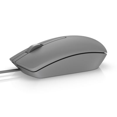 Dell KIT MSE USB EM PE MS116 PMX PL MS116, Ambidextrous, Optical,  USB Type-A, 1000 DPI, Grey
