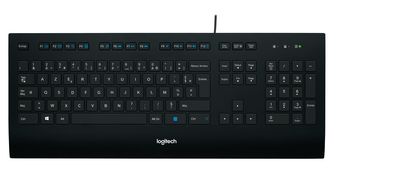 Logitech K280e Keyboard, French Corded, AZERTY