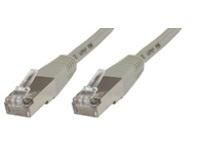 MicroConnect F/UTP CAT5e 3m Grey PVC Outer Shield : Foil screening 4x2xAWG 26 CCA