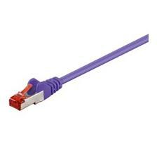 MicroConnect F/UTP CAT6 1m Purple PVC Outer Shield : Foil screening 4x2xAWG 27 CCA