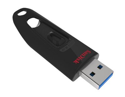 Sandisk 128GB, USB 3.0 SDCZ48-128G-GTV46, 128 GB,  USB Type-A, 3.2 Gen 1 (3.1 Gen 1), Slide, Black