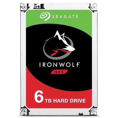 Seagate 6TB, SATA III 128MB **Refurbished** IronWolf