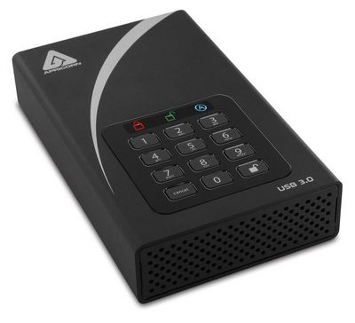 Apricorn 6TB Aegis Padlock DT Secure **New Retail** 256BIT HW Encryp (Non-FIPS)