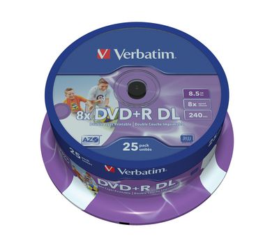Verbatim 25x DVD+R DL 8.5GB
