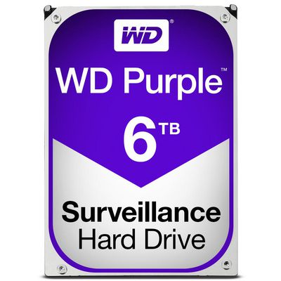 Western Digital WD Purple 6TB 24x7 Purple, 3.5", 6000 GB, 5400  RPM