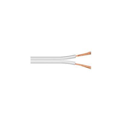 MicroConnect Speaker cable, 25m, 2x1,5mm?,  white cable diameter 2 x 1,5  mm? CCA cable: 2x30/0,25 mm, outer: 3,1x6,5 mm .