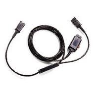 Poly Y-Cable Adapter Trainer -  Headset splitter Y Cable -  Black - Cable