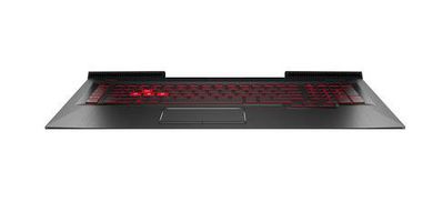 HP Tcover Kb Bl Tp 150W Bel 931690-A41, Housing base +  keyboard, Belgian, Keyboard backlit, HP, OMEN 17-an