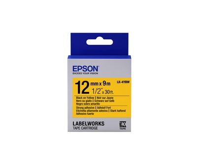 Epson LabelWorks LK-4YBW - mærkattape