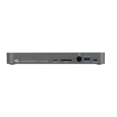 OWC dock/port replicator Wired Thunderbolt 3 Grey - "No Firewire" **New Retail** SPACE GREY EU USB-C, LAN, mini DisplayPort USB-A 3.0,