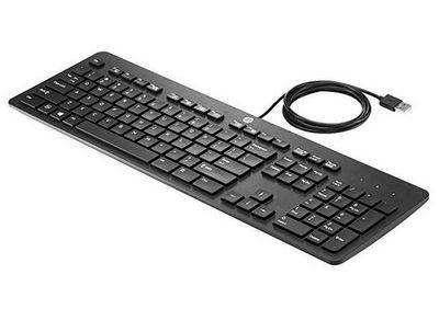 HP Usb Slim Kb Win 8 Slo  803181-231, Full-size (100%),  803181-231, Full-size (100%), USB, Mechanical, Black
