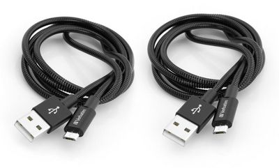 Verbatim Sync and Charge USB-kabel 1m Sort